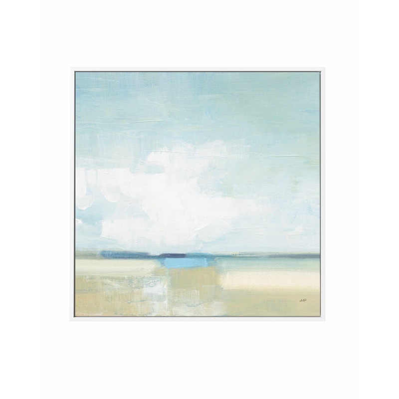 Tidal Retreat Crop | Framed Canvas Art Print