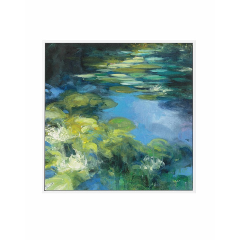Water Lilies II | Framed Canvas Art Print