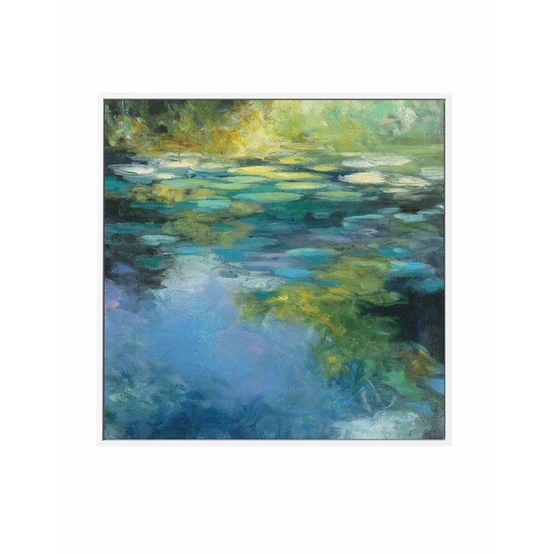 Water Lilies III | Framed Canvas Art Print