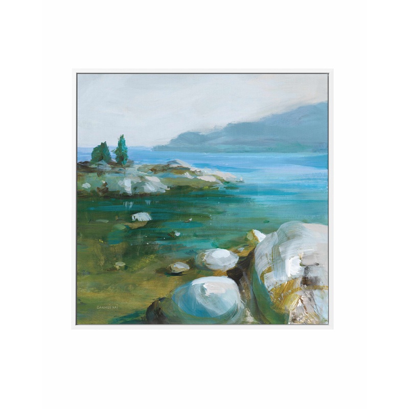 Western Lake I | Framed Canvas Art Print