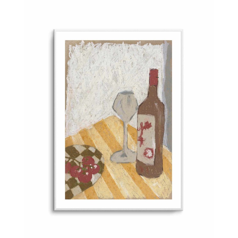 Tomatoes and Wine | Art Print