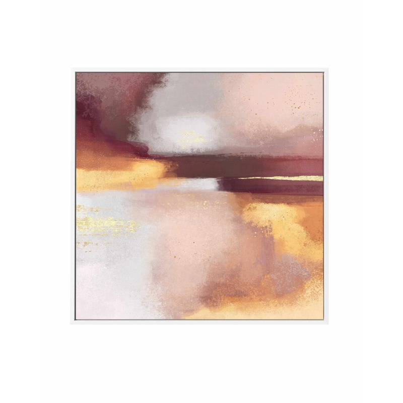 Burgundy Sunset By Elisabeth Fredriksson | Framed Canvas Art Print