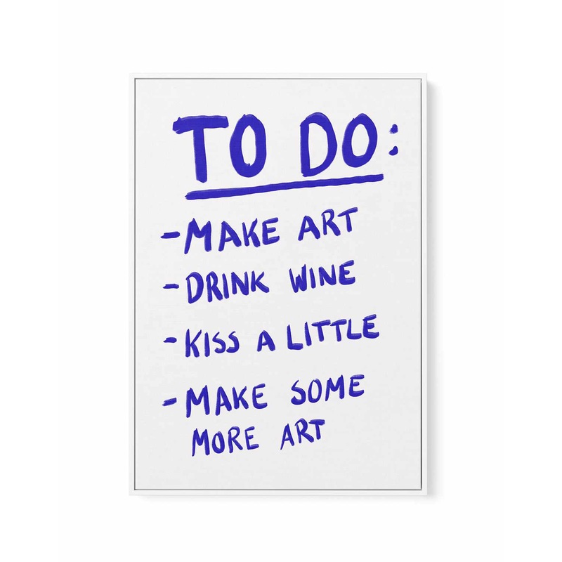 To Do By Athene Fritsch  | Framed Canvas Art Print