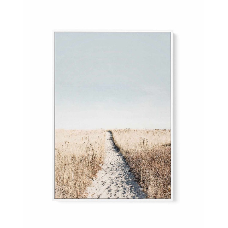 To The Beach By Kathrin Pienaar  | Framed Canvas Art Print