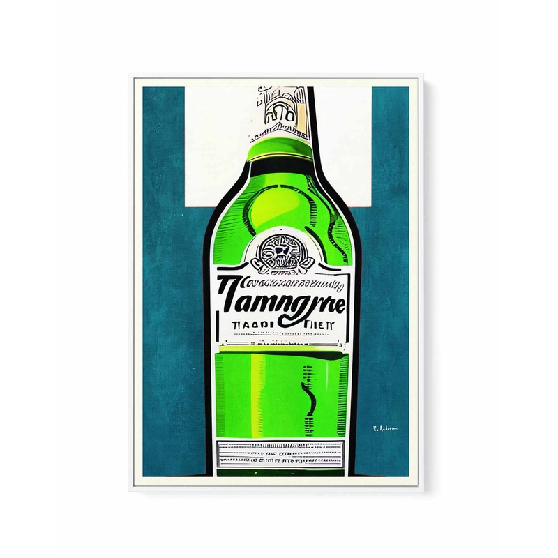 Vintage Gin a Some Tonic By Bo Anderson | Framed Canvas Art Print