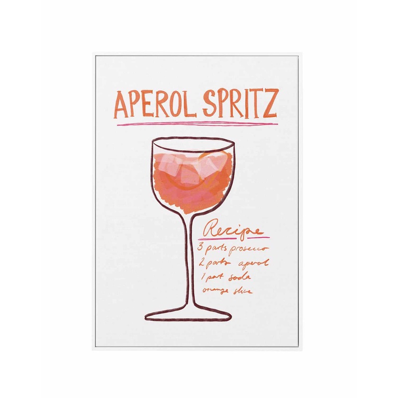 Aperol Spritz By Athene Fritsch | Framed Canvas Art Print
