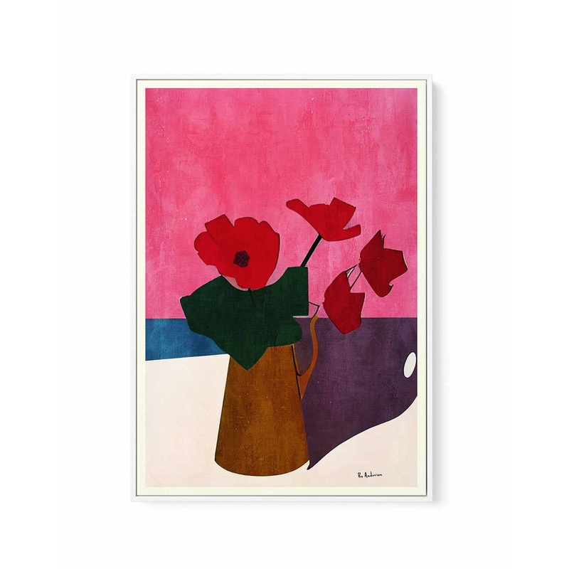 Bonsoir Cherie By Bo Anderson | Framed Canvas Art Print