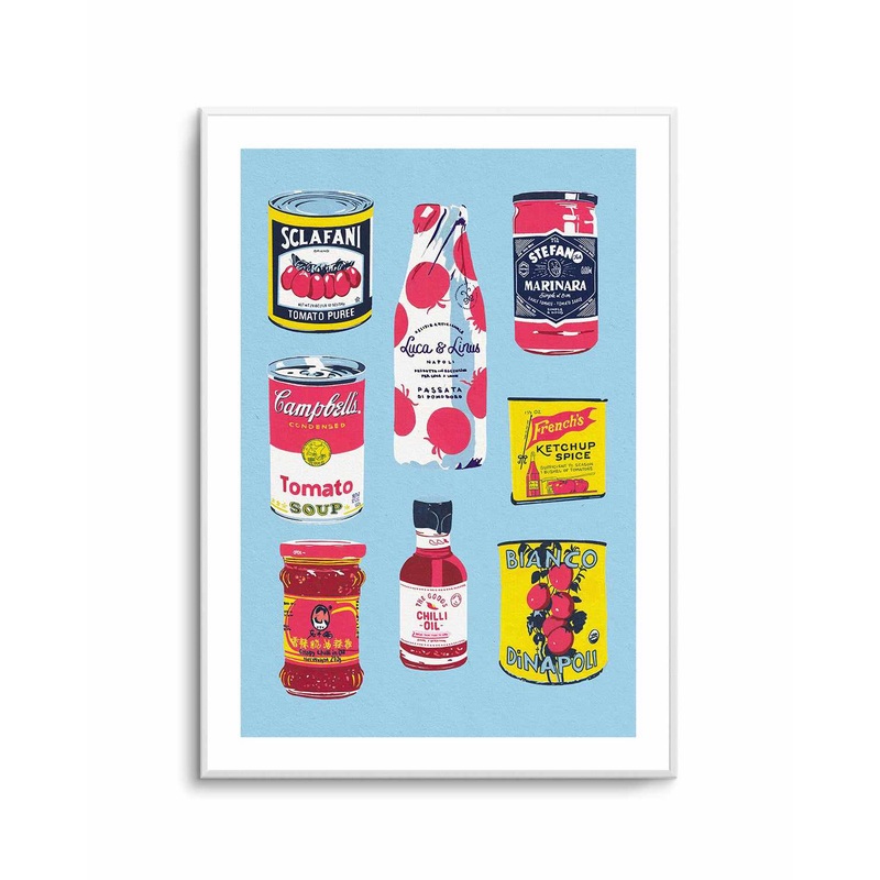 Canned Tomatoes By Studio Mandariini | Art Print