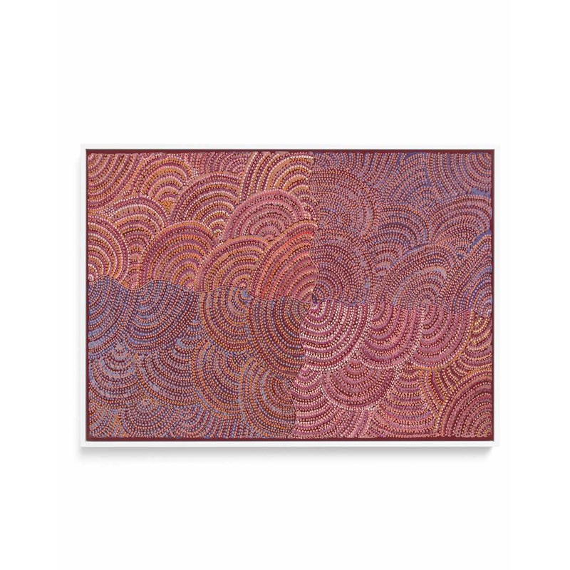 Vaughan Springs Dreaming II by Grace Napangardi Butcher | Framed Canvas Art Print