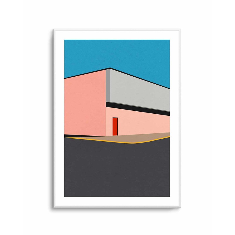 Warehouse Illustration By Rosi Feist | Art Print