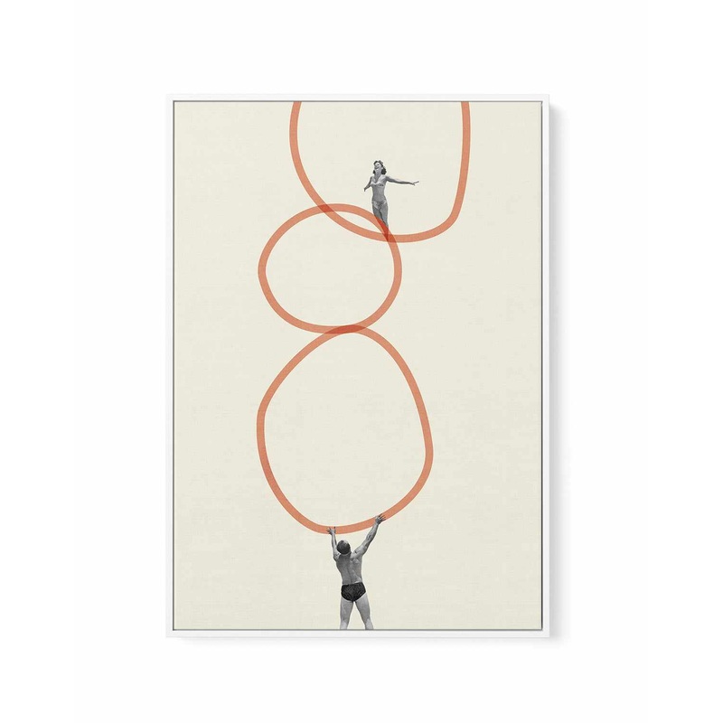 You make me feel everything By Maarten Leon | Framed Canvas Art Print