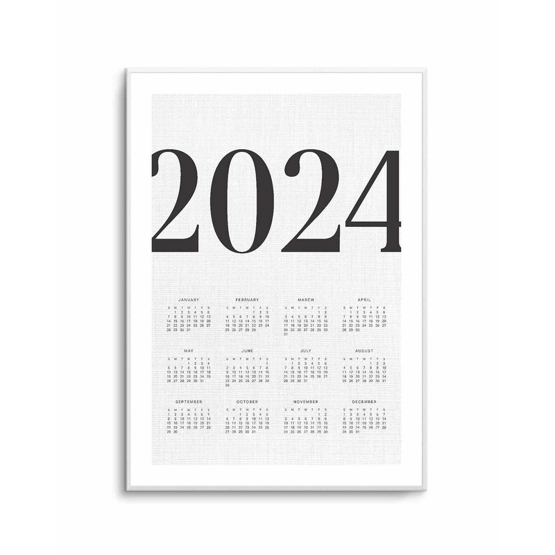 2024 Vogue Calendar in Linen | Art Print