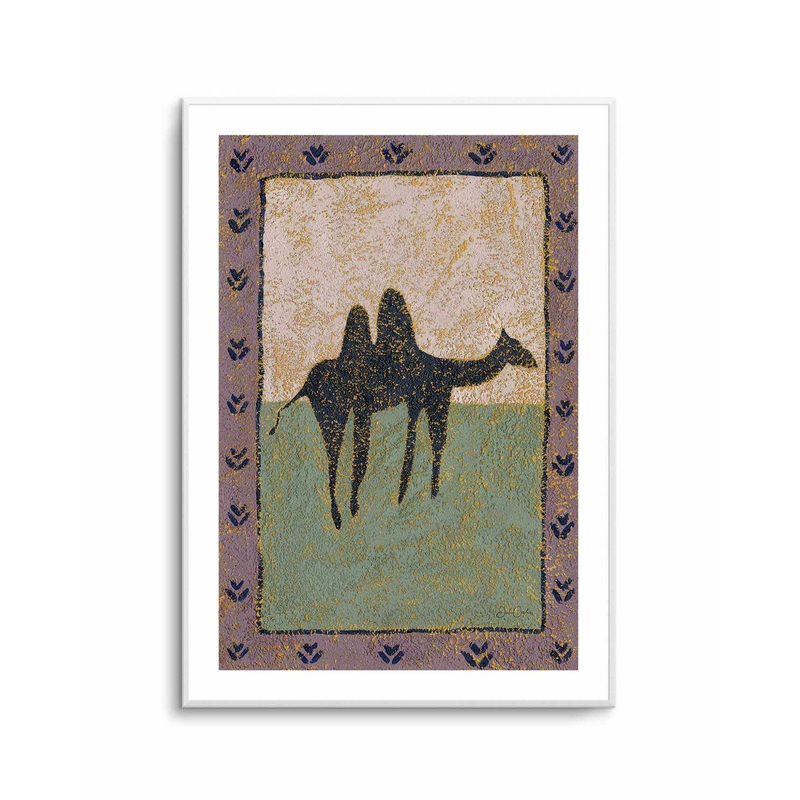 Camel In Lavender by Julie Celina | Art Print