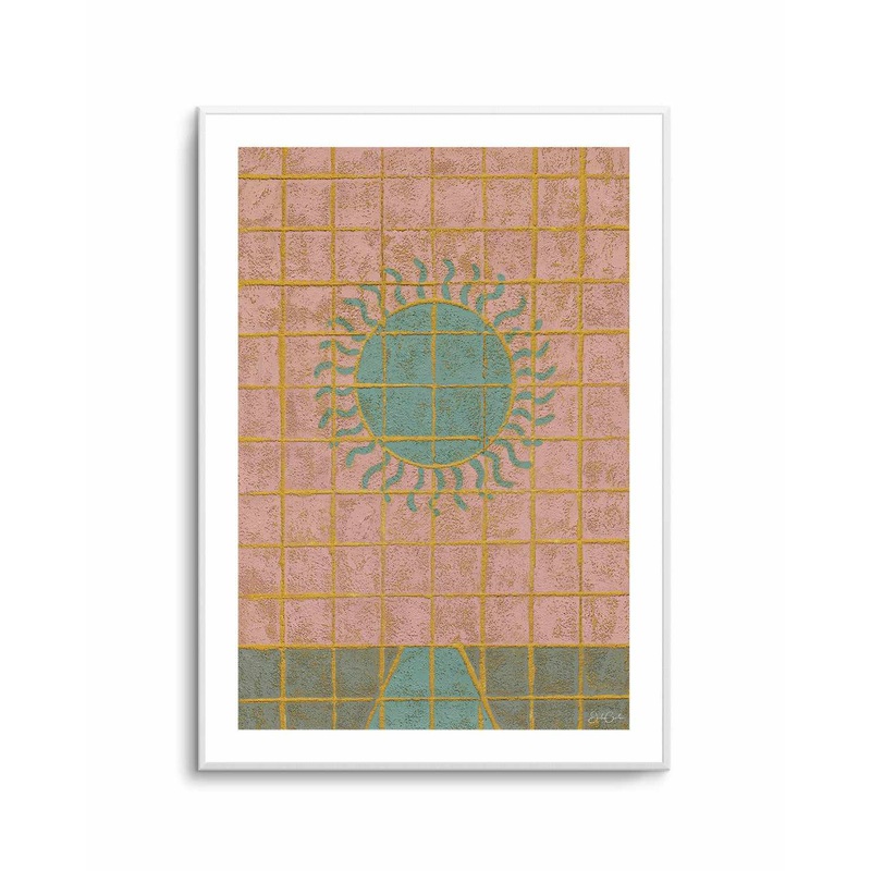 Tiles Of Sunset by Julie Celina | Art Print
