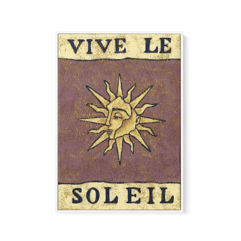 Vive Le Soleil by Julie Celina | Framed Canvas Art Print