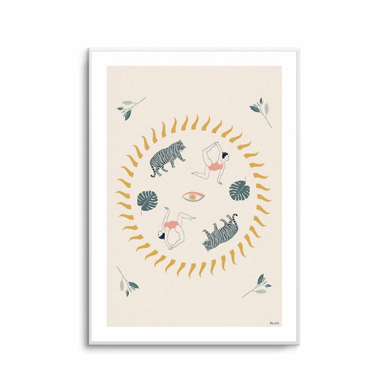 Vyaghrasana by Amanda Leon | Art Print