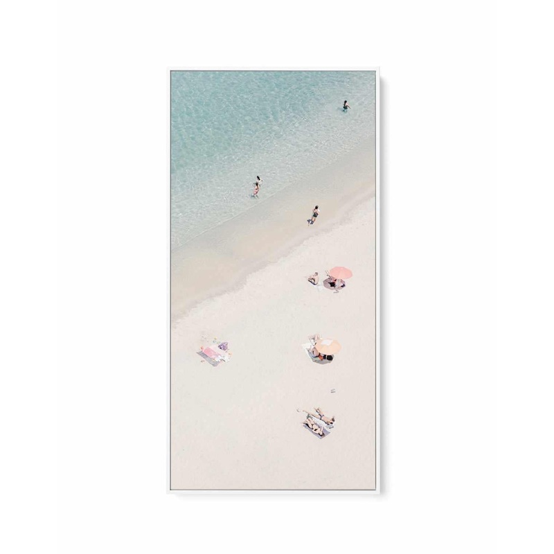 Beach Days I | Panoramic Canvas Art Print