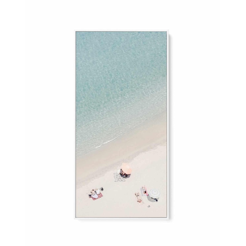 Beach Days II | Panoramic Canvas Art Print