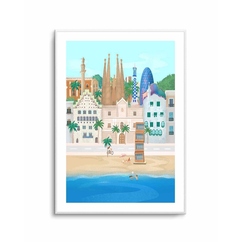 Barcelona By Petra Lizde | Art Print