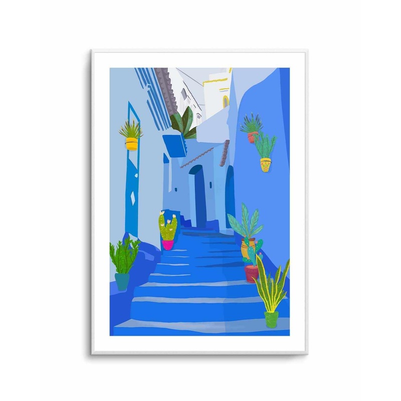 Blue City By Petra Lizde | Art Print
