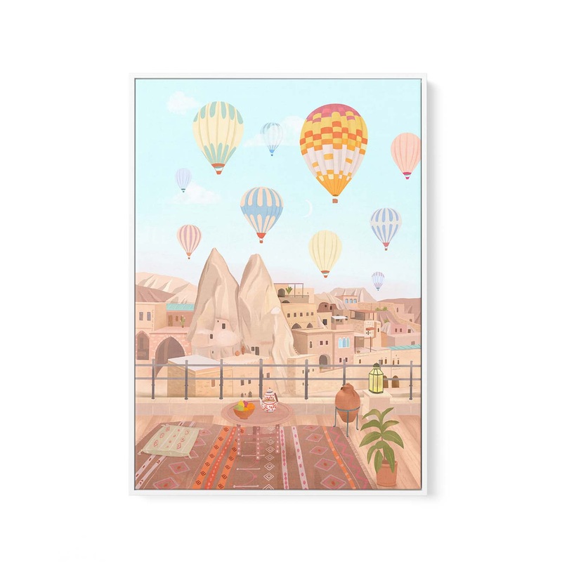 Cappadocia By Petra Lizde | Framed Canvas Art Print