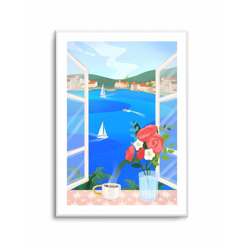 Window View By Petra Lizde | Art Print