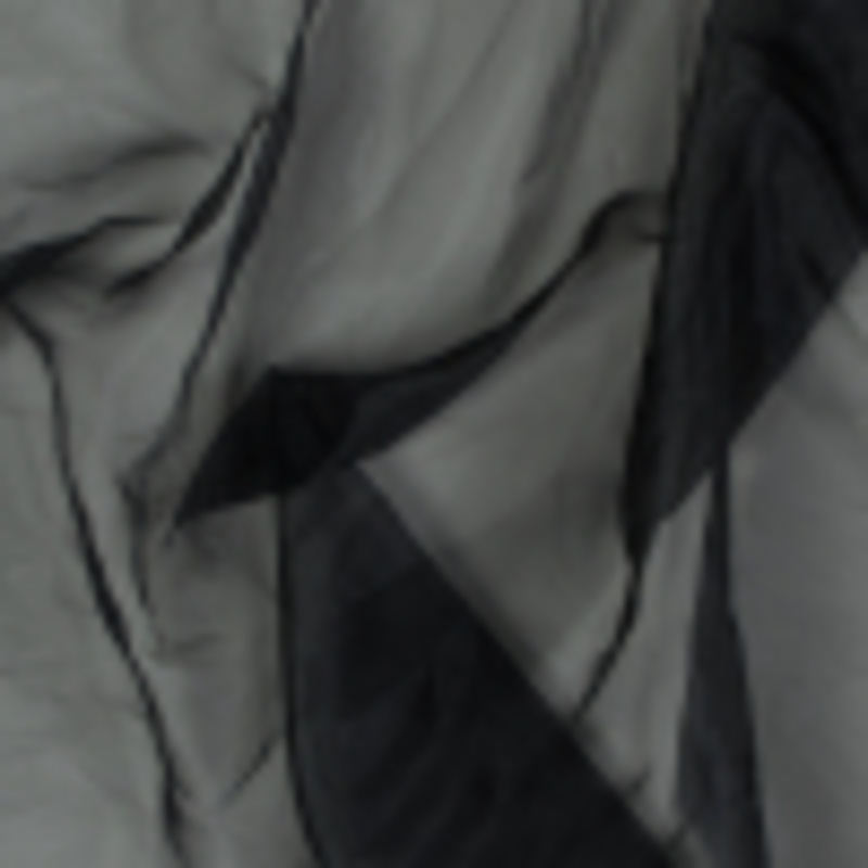 2-Ply Polyester Organza - Black - Zelda Collection
