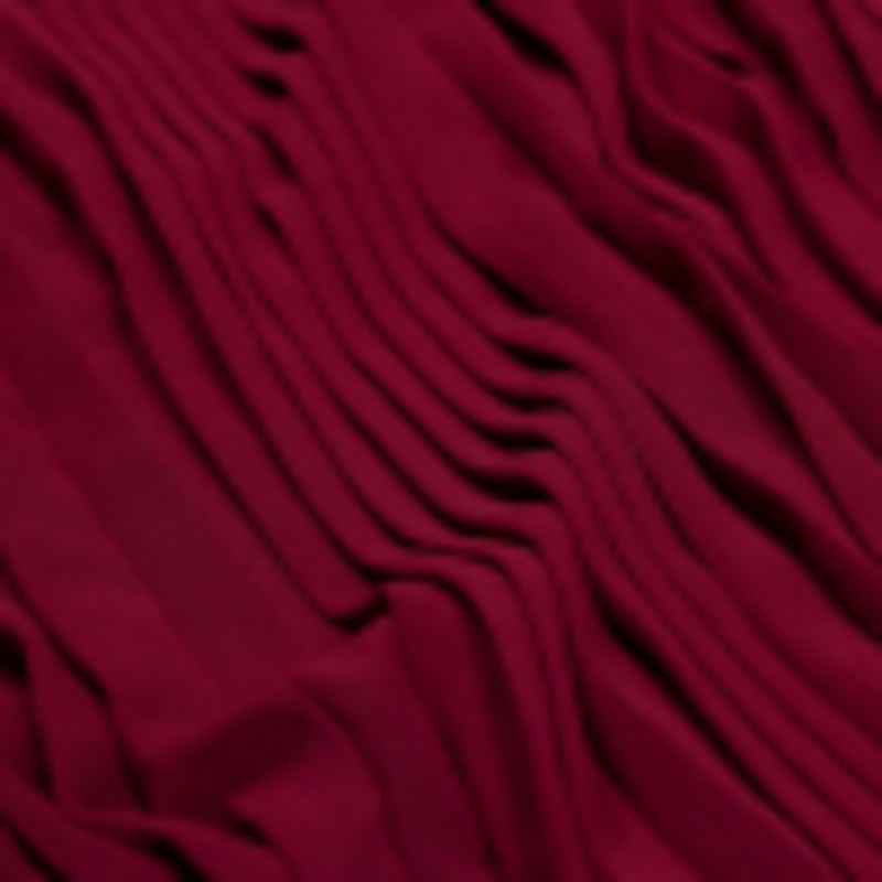 Accordion Pleated Chiffon - Rhododendron Red - Etereo Collection