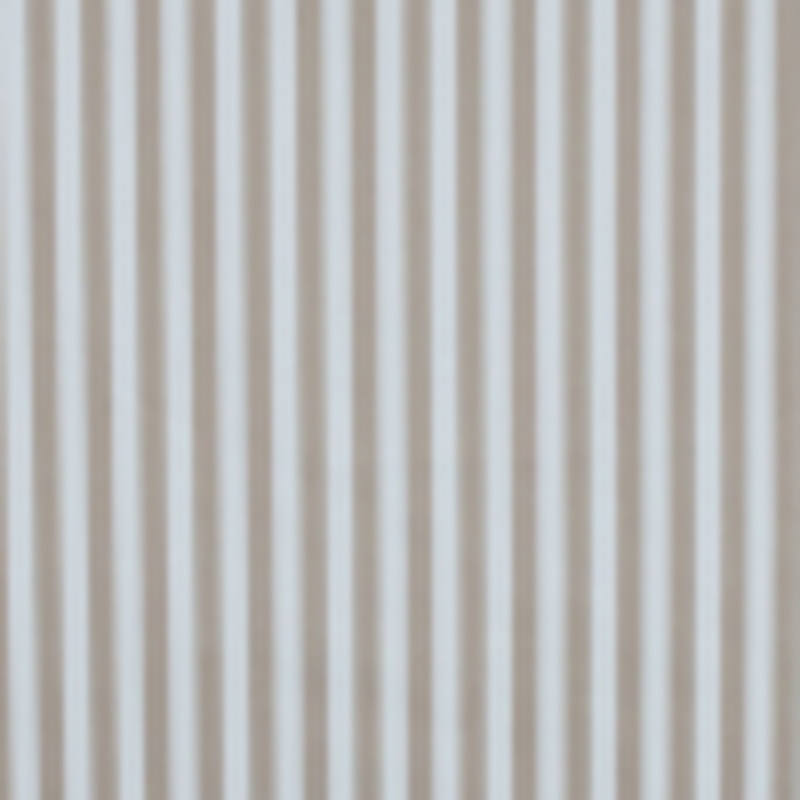 Warm Sand and White Bengal Striped Polyester Twill with Give