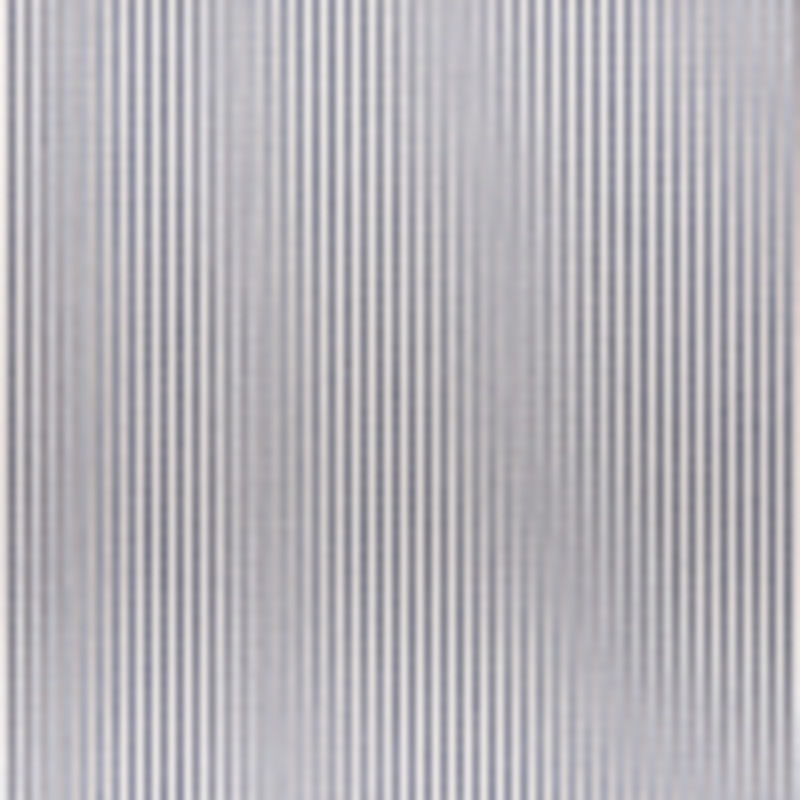 White/Navy Chalk Striped Stretch Cotton Woven