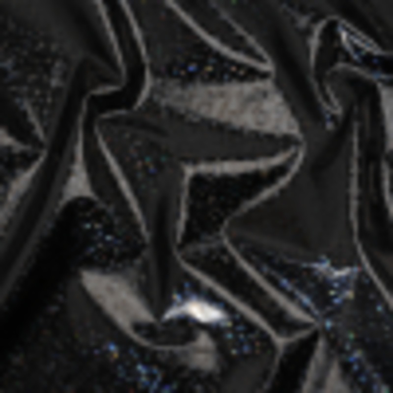3D Holographic Vinyl - Black Bubble Dots - Lynn Collection