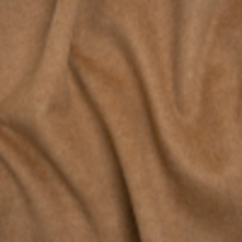 Alpaca Wool Coating Double Face - Brown