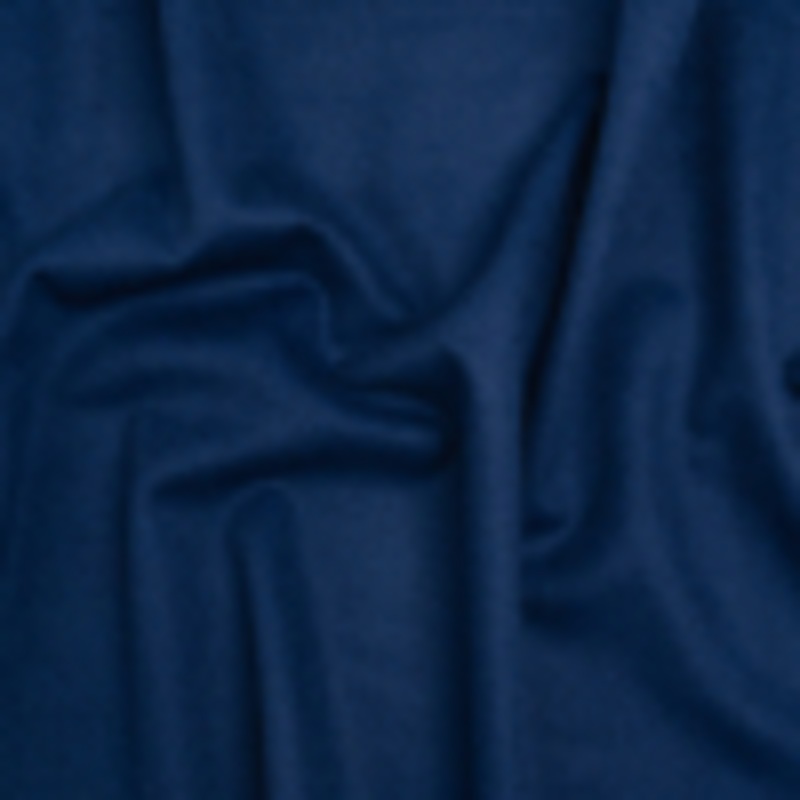 Brushed Lightweight Wool Blend Coating - Blue - Ellamar Collection