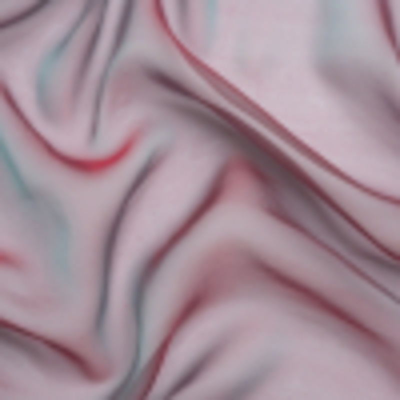 Chiffon-Like Silk Voile - Ice Blue and Berry Red Iridescent - Adelaide Collection