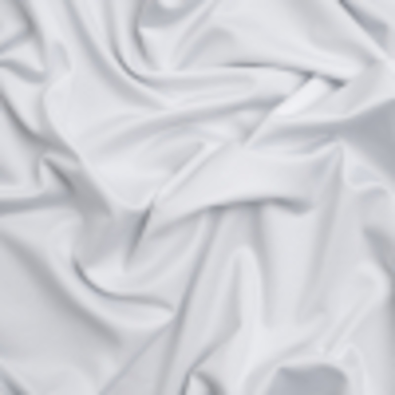 Stretch Recycled Polyester Jersey, Wicking with Odorless Finish - White
