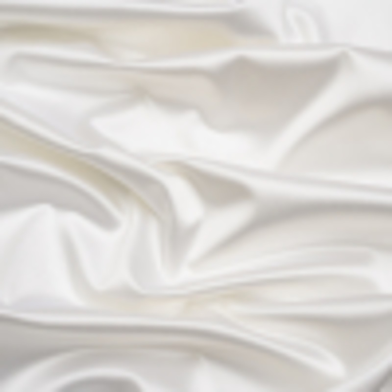 Stretch Satin Made in Italy - Swan White with White Backing - Premium Collection