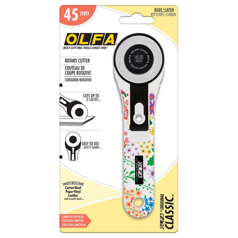 45mm Printed Handle Rotary Cutter # 1142624 - Special Order