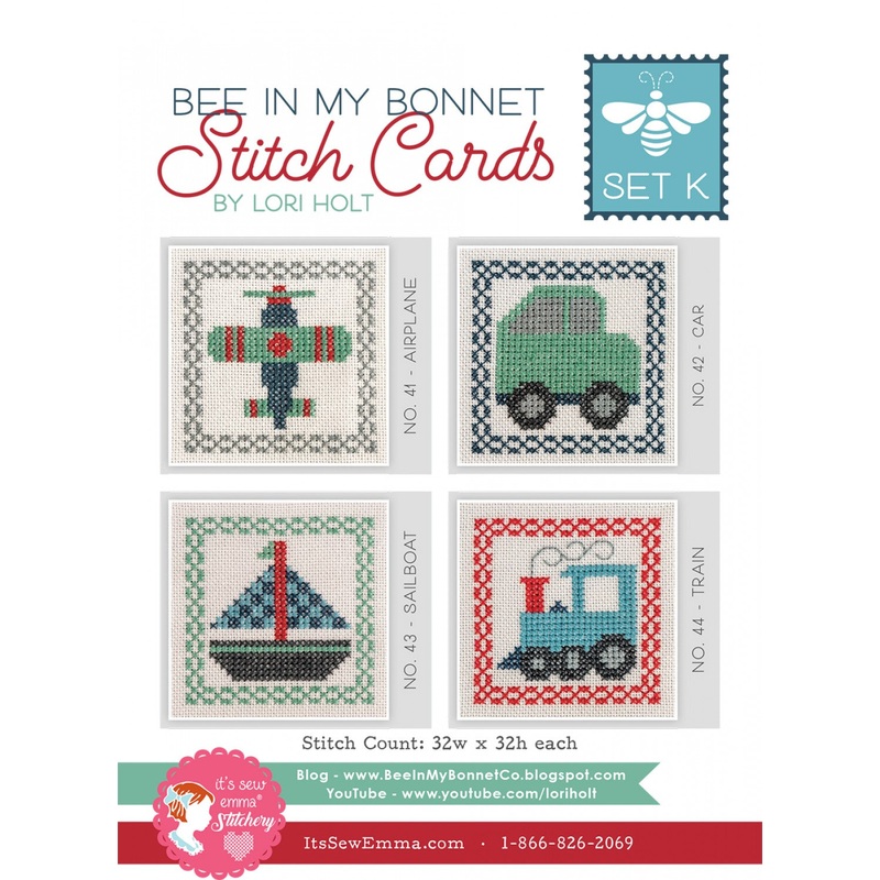 Bee In My Bonnet Stitch Cards Set K # ISE-457 - Special Order