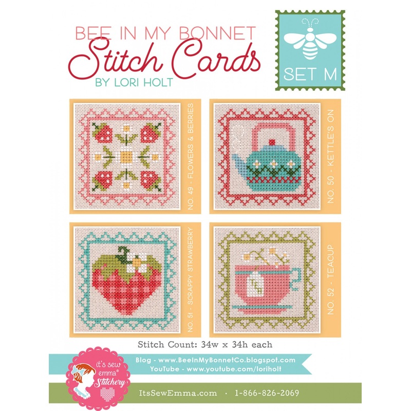 Bee In My Bonnet Stitch Cards Set M # ISE-471 - Special Order