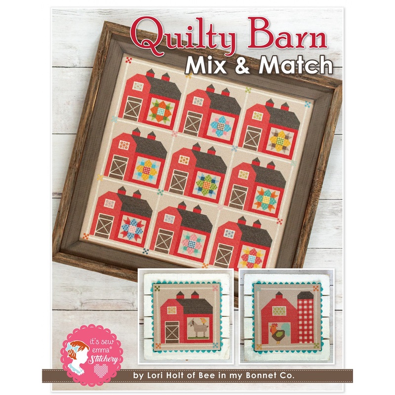 Quilty Barn Cross Stitch Pattern # ISE-448 - Special Order