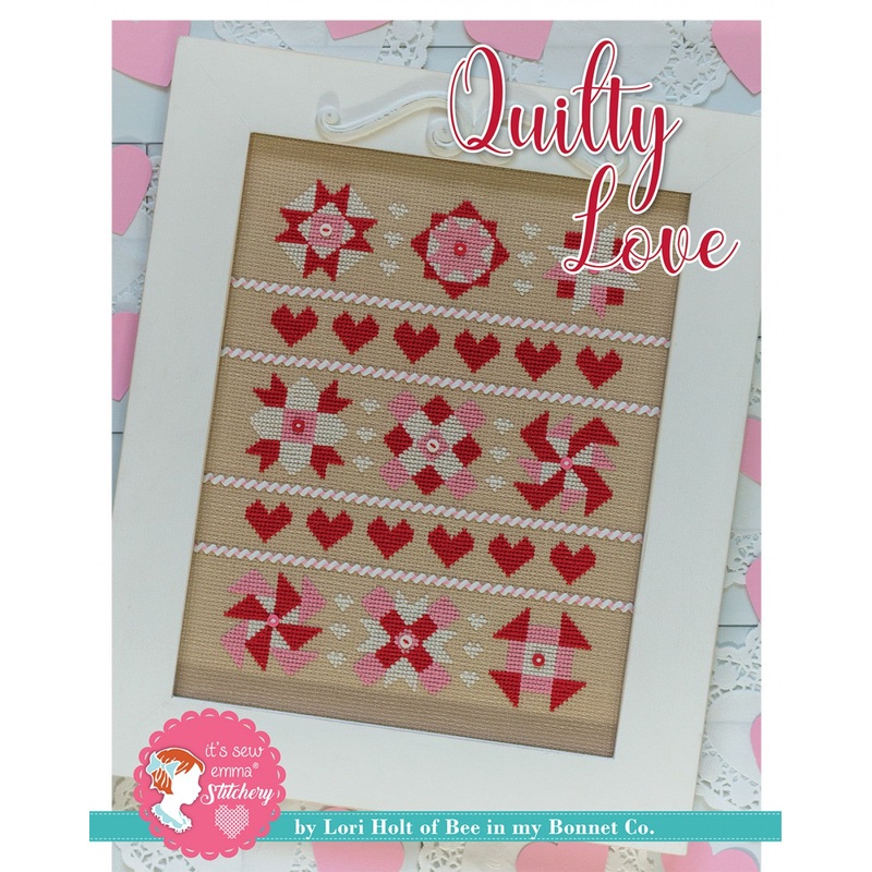 Quilty Love Cross Stitch Pattern # ISE-405 - Special Order