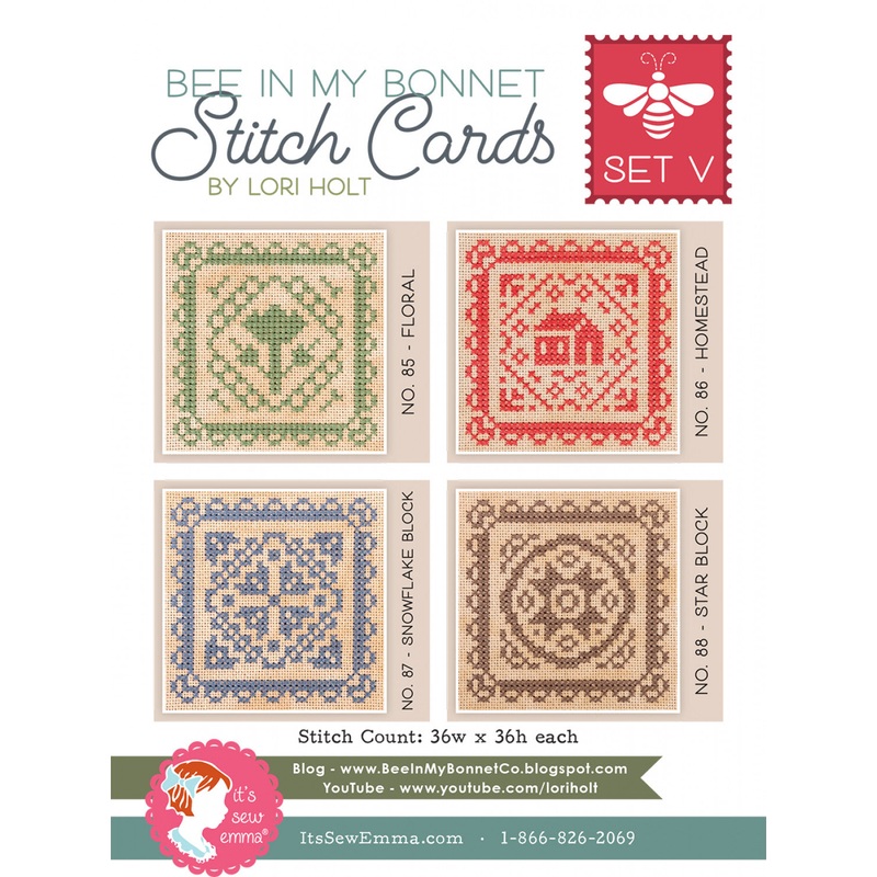 Stitch Card Set V # ISE-4059 - Special Order