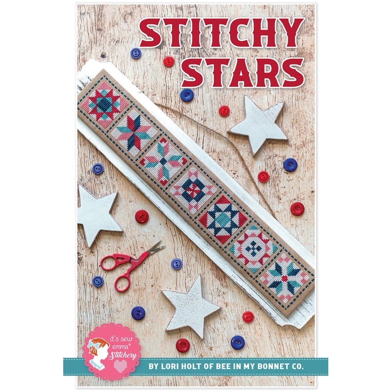 Stitchy Stars Cross Stitch Pattern # ISE-441 - Special Order