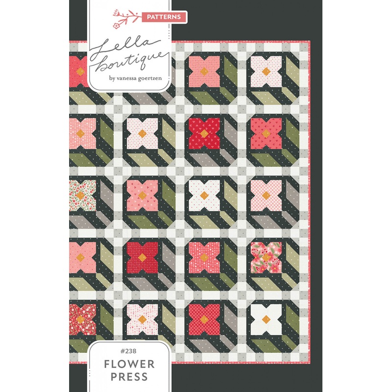Flower Press # LB238 Quilt Pattern
