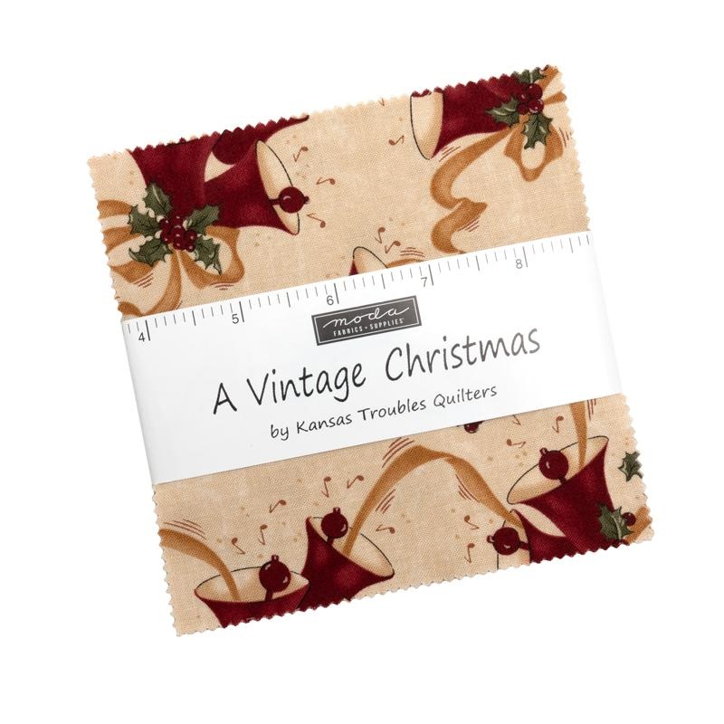 A Vintage Christmas by Kansas Troubles Quilters : Charm Pack 9780PP