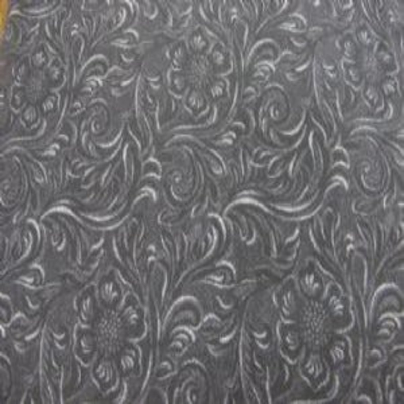 45" Western 100% Cotton Basics Tooled 11216-16 Black