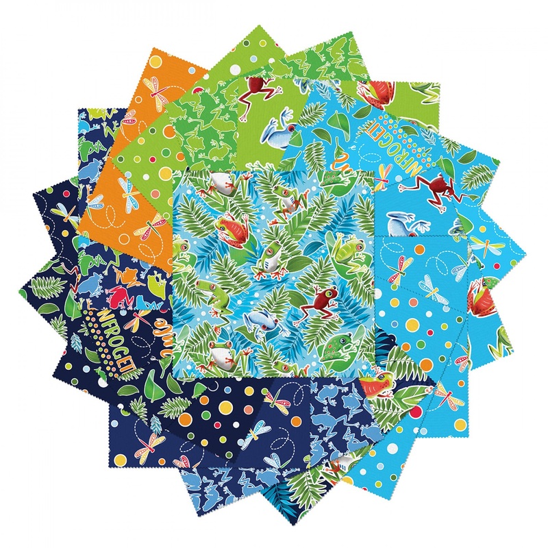 Rainforest Glow by Benartex - 42 pc 10" Squares - Special Order (Expected Arrival November 2025)