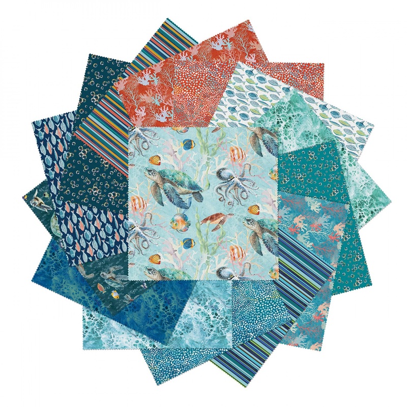 Under the Sea by Skyline Studio - 42 pc 10" Squares - Special Order (Expected Arrival October 2025)