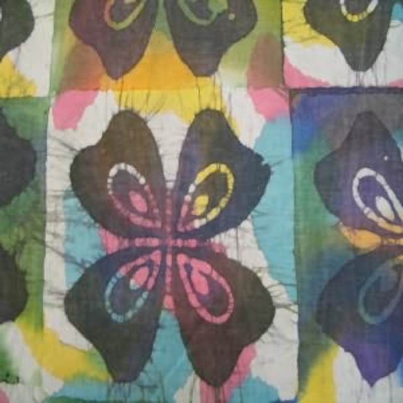 45" Butterfly Batik Multi