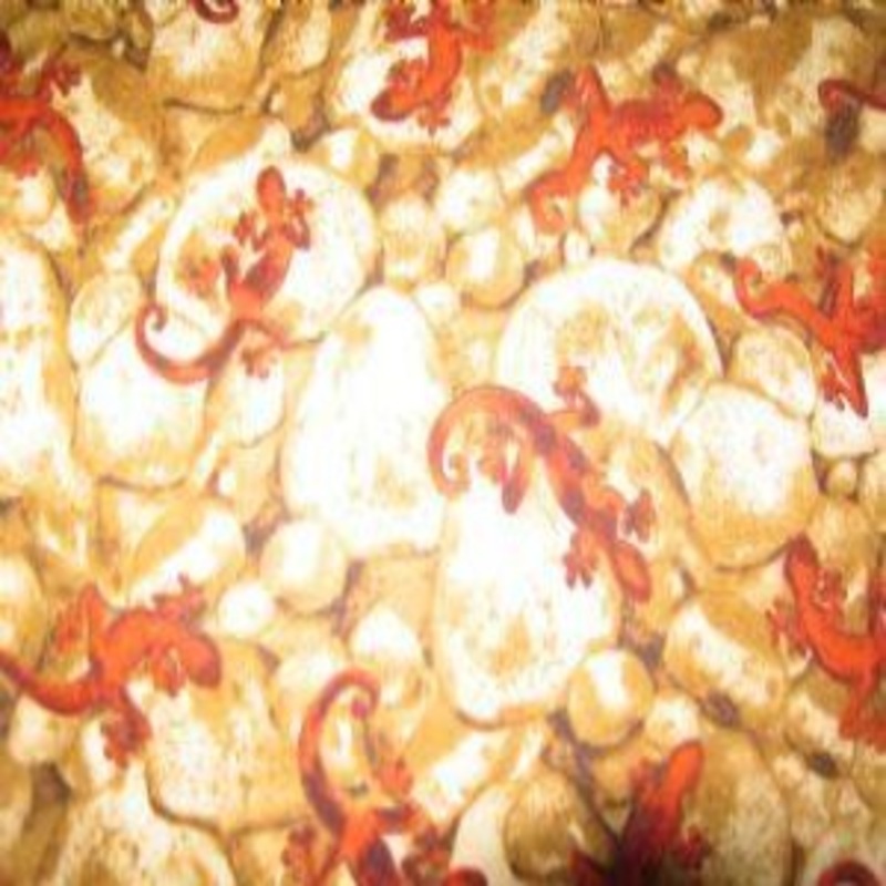 45" Southwest Lizard Color Tan DH-C4666 100% Cotton